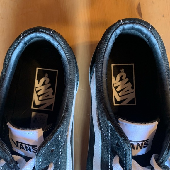 VANS OLD SKOOL SHOE Black/white size M 8.5 - Picture 4 of 8